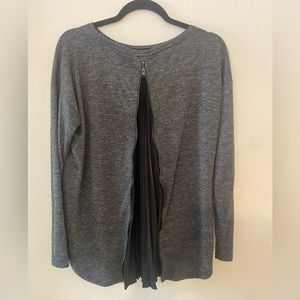 Ann Taylor sweater with accordion back detail